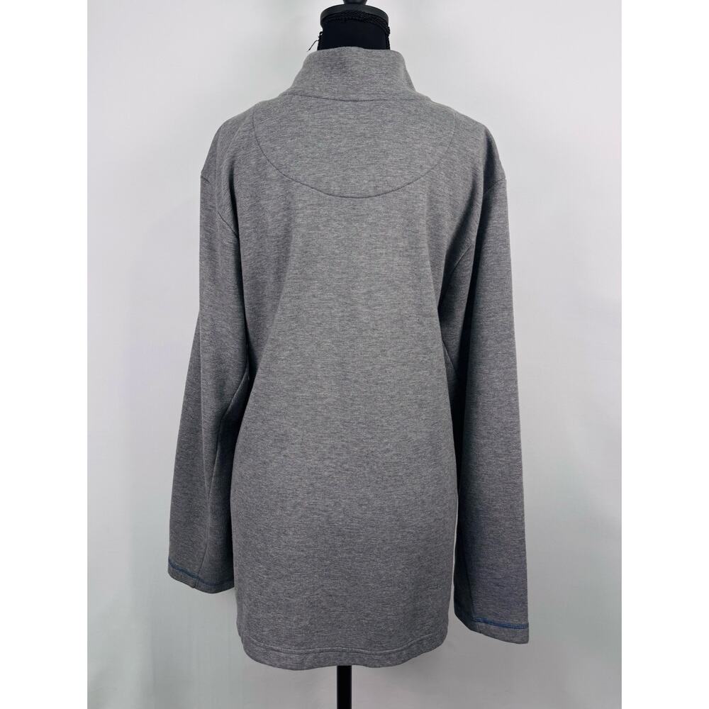 Tommy Bahama Gray Half Zip Pullover Sweatshirt Size XL - Picture 4 of 9